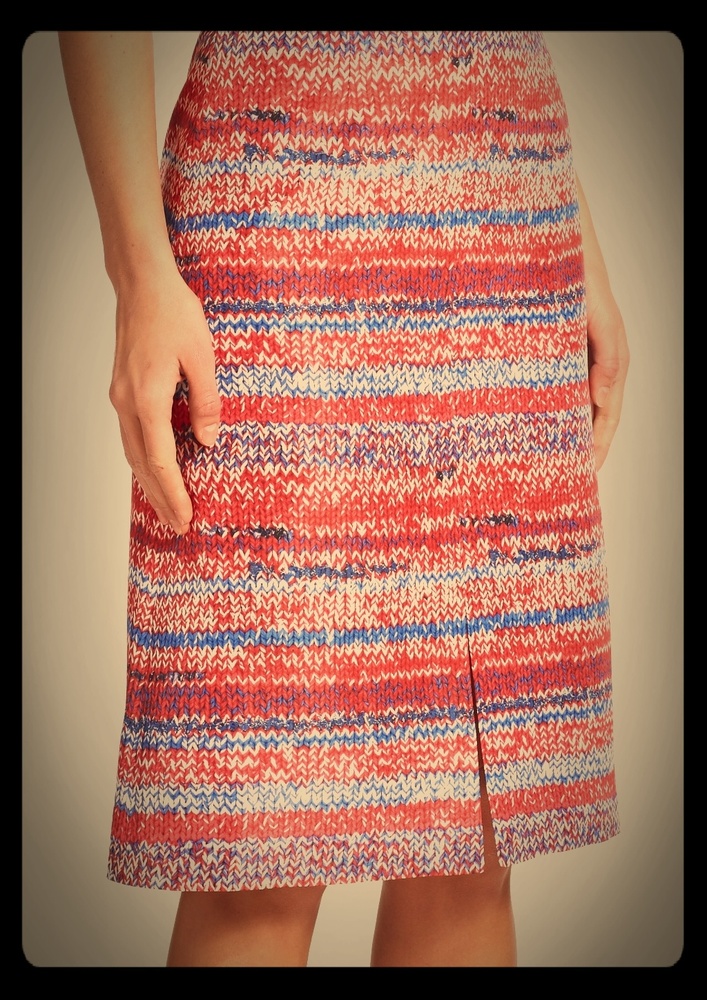 TB Silk red white and blue skirt! 🇫🇷🇬🇧🇺🇸