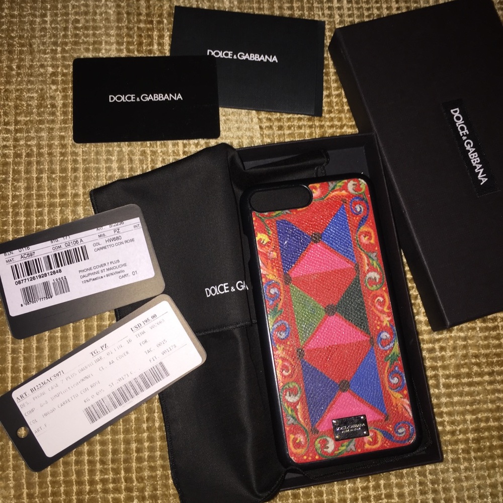 Dolce Gabbana iPhone 7 plus case