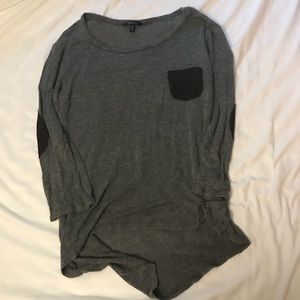 Gray Long Sleeved Shirt
