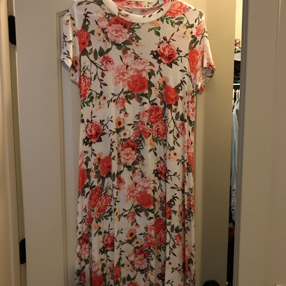 Floral swing dress