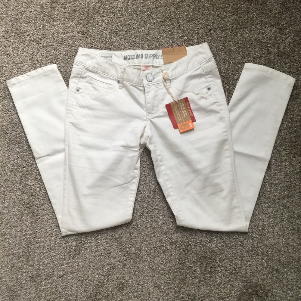 NWT Mossimo - White Ankle Skinny Jeans - Fit6