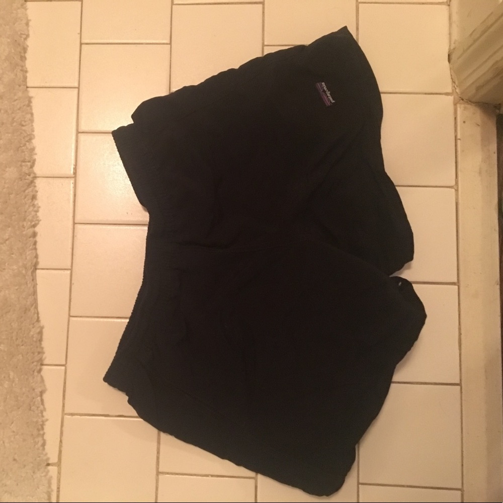 Black Patagonia shorts