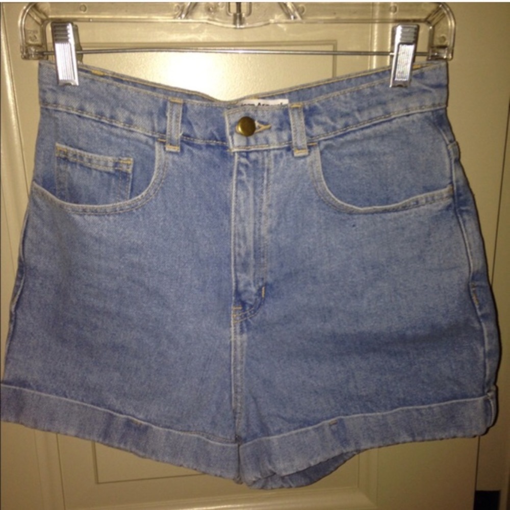 American Apparel High Waisted Shorts