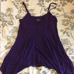 Pure Karma purple tank w/ adjustable straps & bra