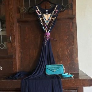 Navy Maxi Dress