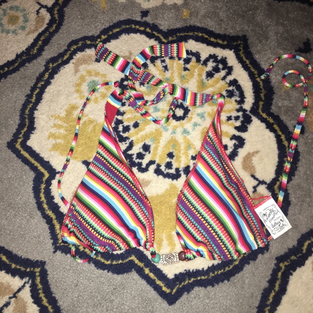 Lucky Brand Reversible Bikini Top