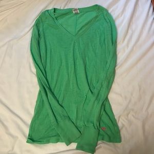 Green Long Sleeved Shirt