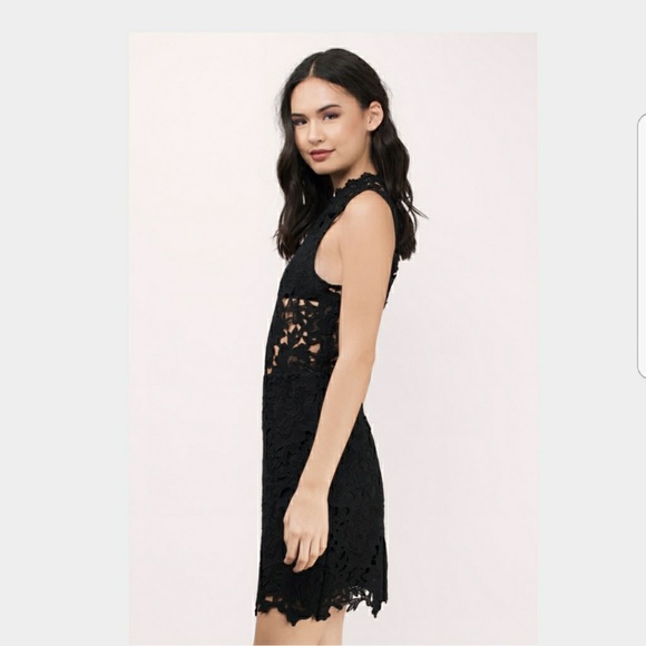 Tobi Sweet Fantasy Lace Bodycon Dress Large - Picture 4 of 5