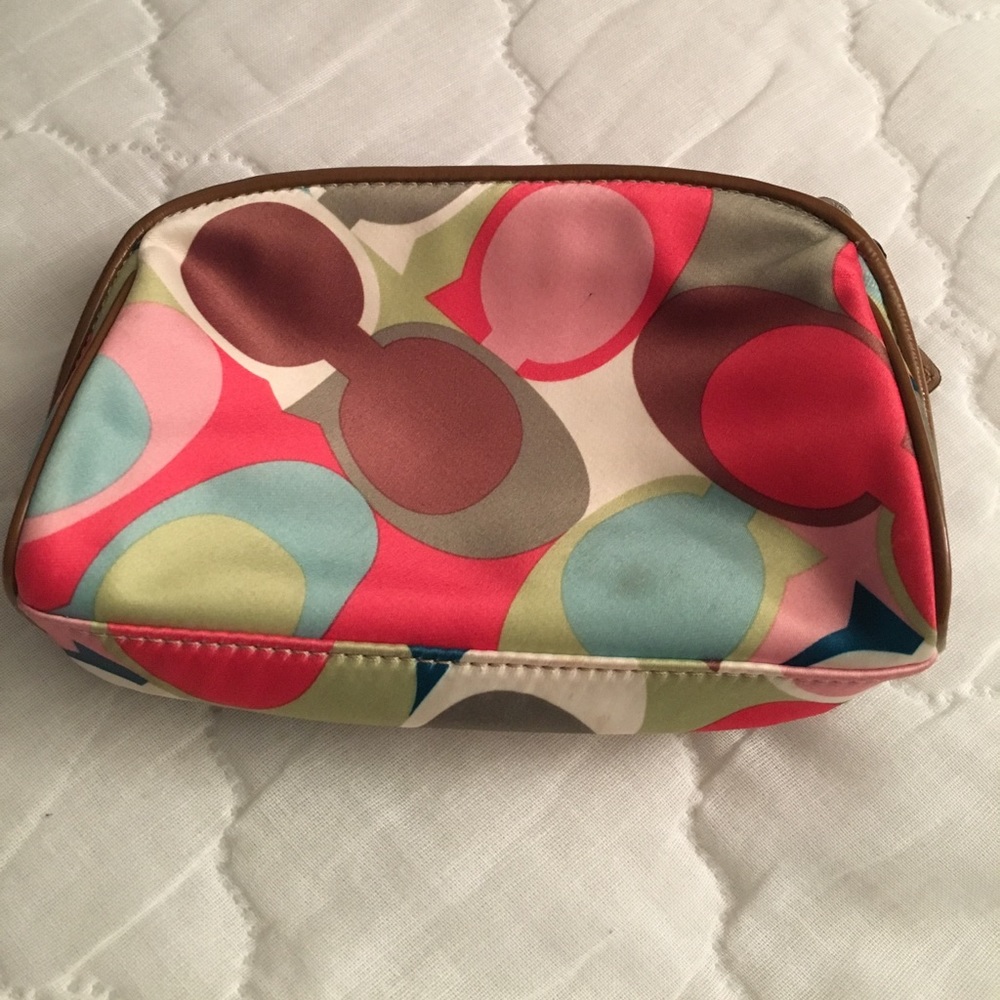 Colorful coach pouch / purse FLASH SALE PRICE FIRM