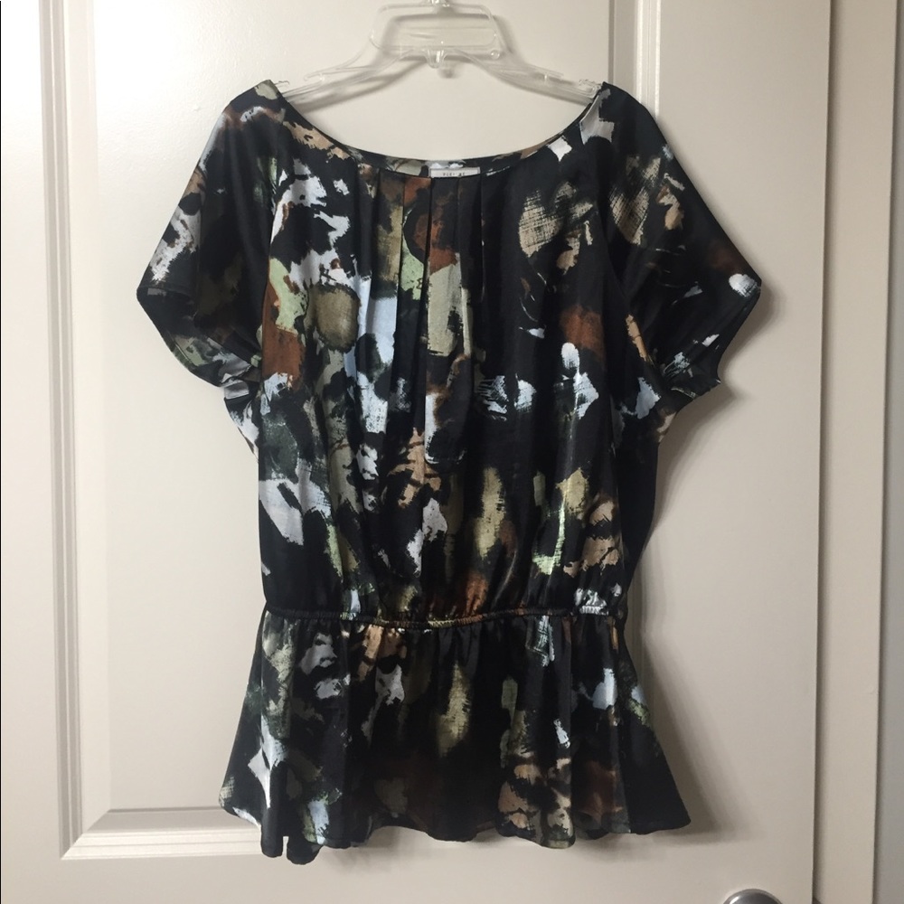 Gorgeous silk peplum top