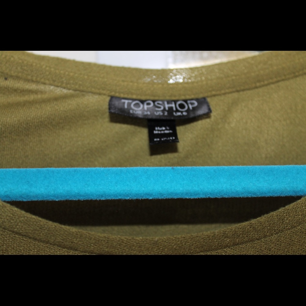 Army Green Scallop Tee
