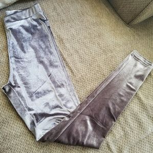 ZARA Collection Velvet Leggings