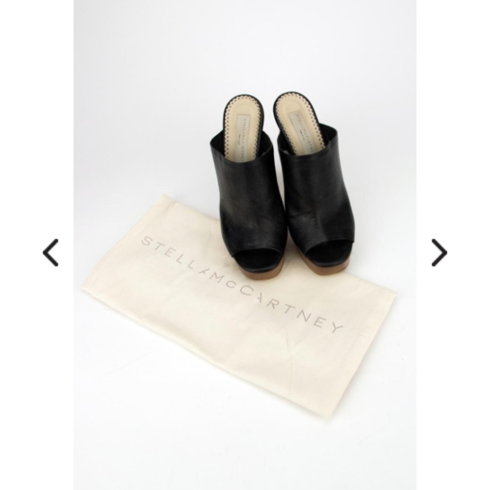 STELLA MCCARTNEY LEATHER MULES