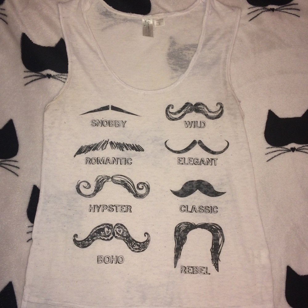Mustache Tanktop