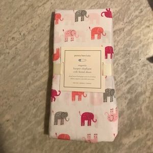 Pottery barn kids fitted crib sheet