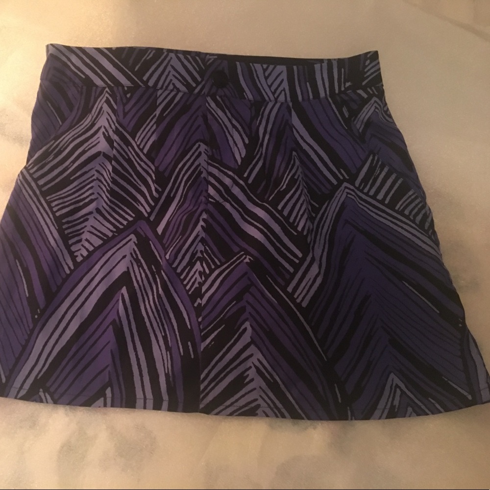 Zebra print skirt