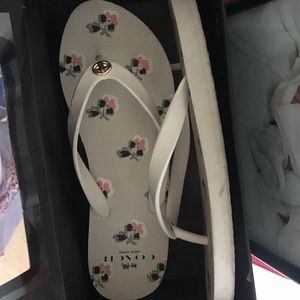 Coach flip flops
