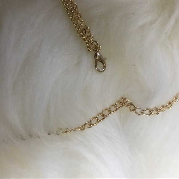 Gold Hamsa Layered Necklace - Picture 4 of 4