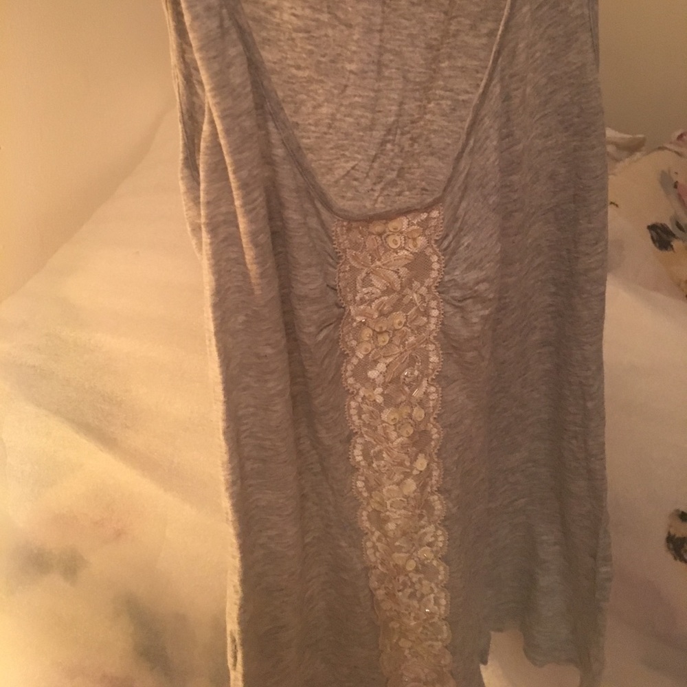 EXPRESS tank top embroidered