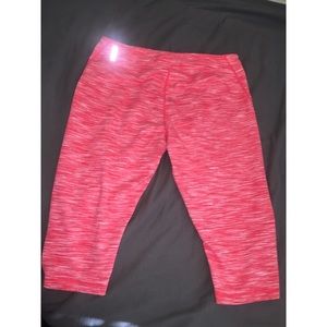 ZELLA cropped leggings bright coral size XL