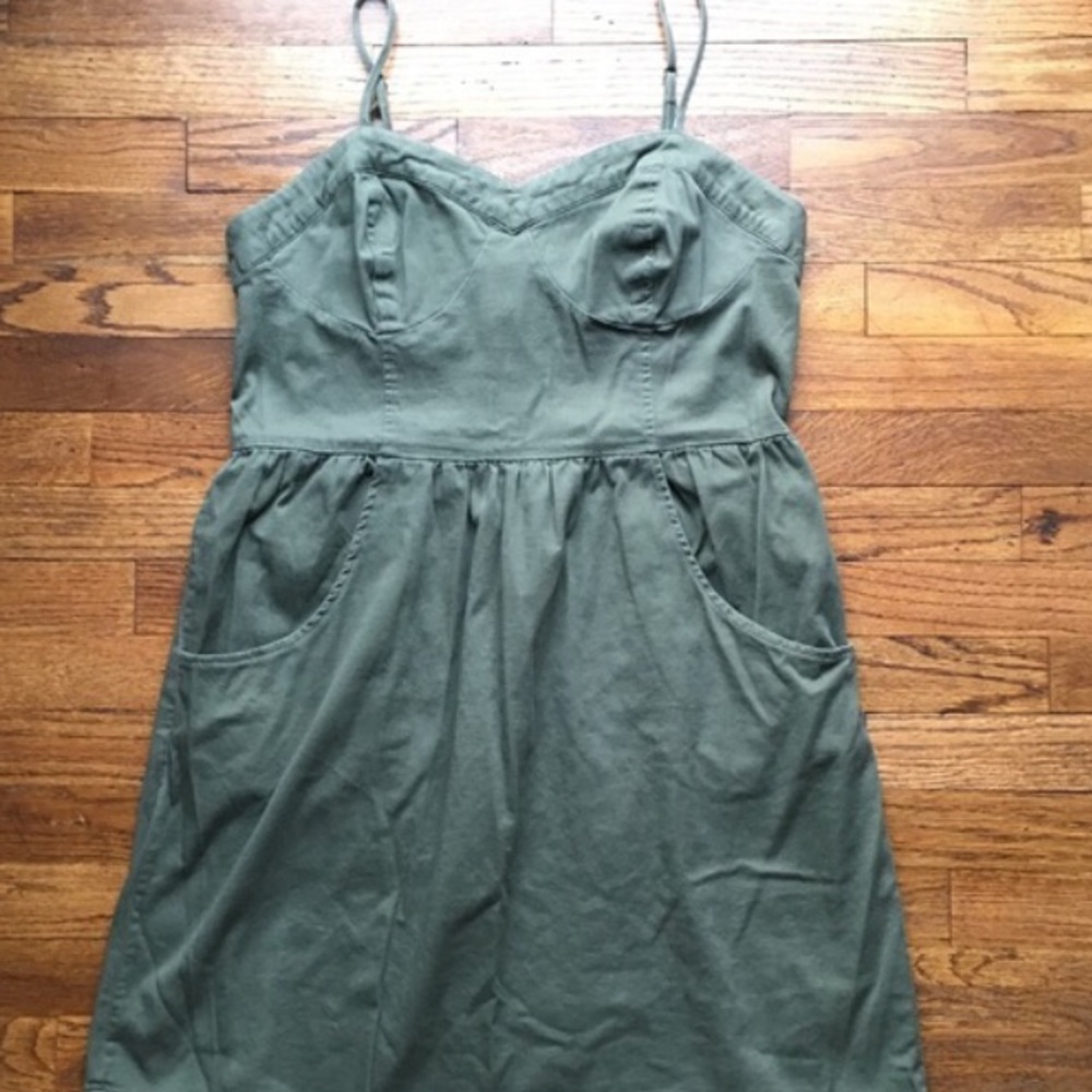 Army green dress