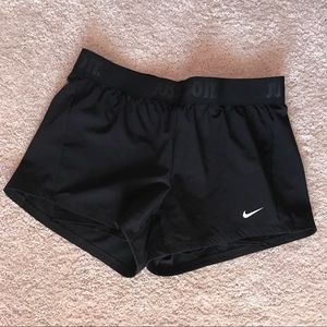 Nike Black Shorts with Compression Liner