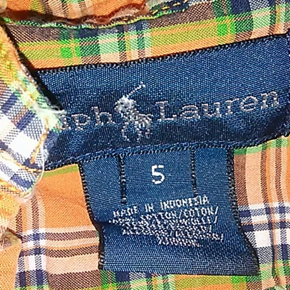 Plaid Polo Ralph Lauren Shirt - Picture 2 of 2
