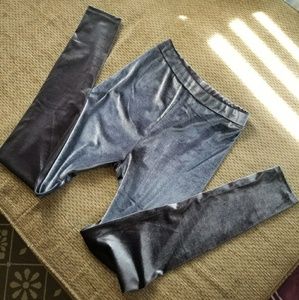 ZARA Collection Velvet Leggings