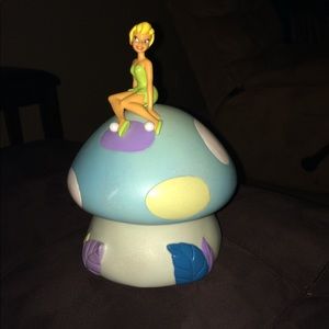 A Tinker Bell piggy bank