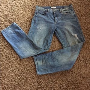 Banana Republic Straight Distressed Jeans
