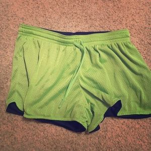 Champion brand running shorts
