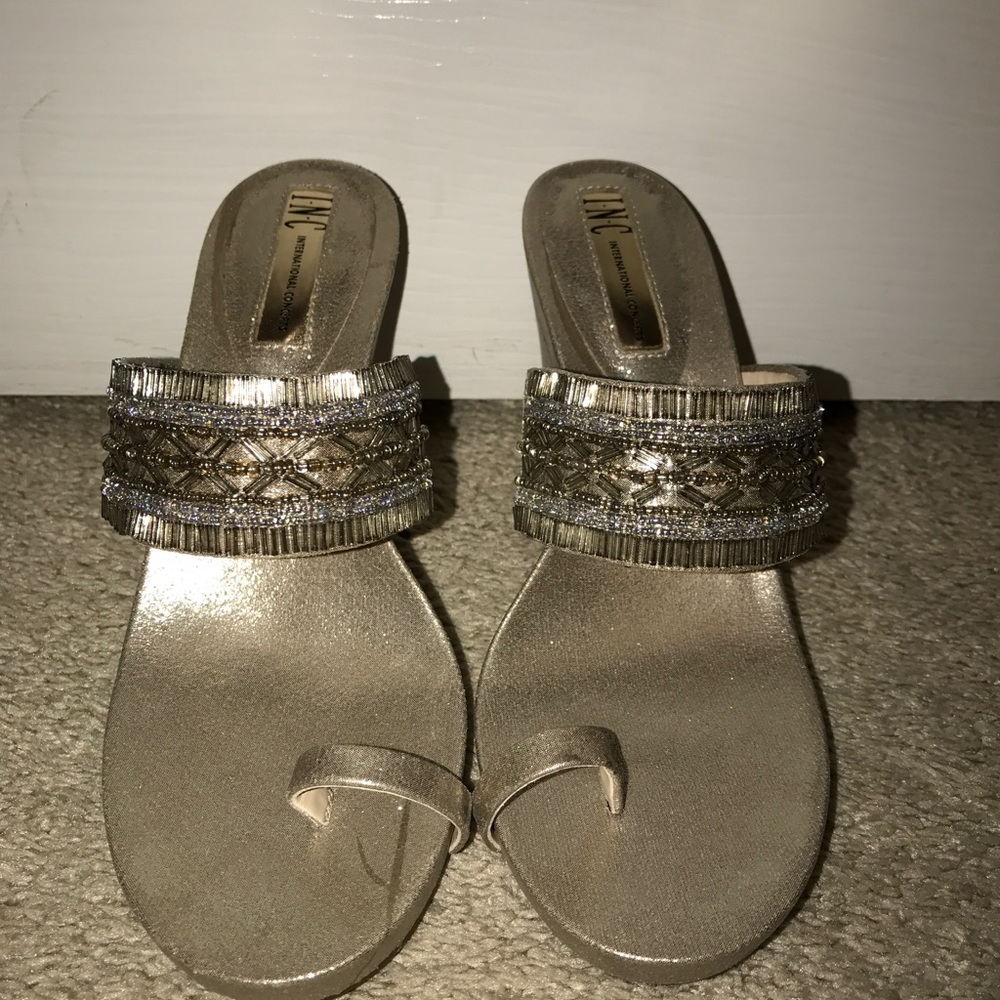 Gold INC Wedge sandals