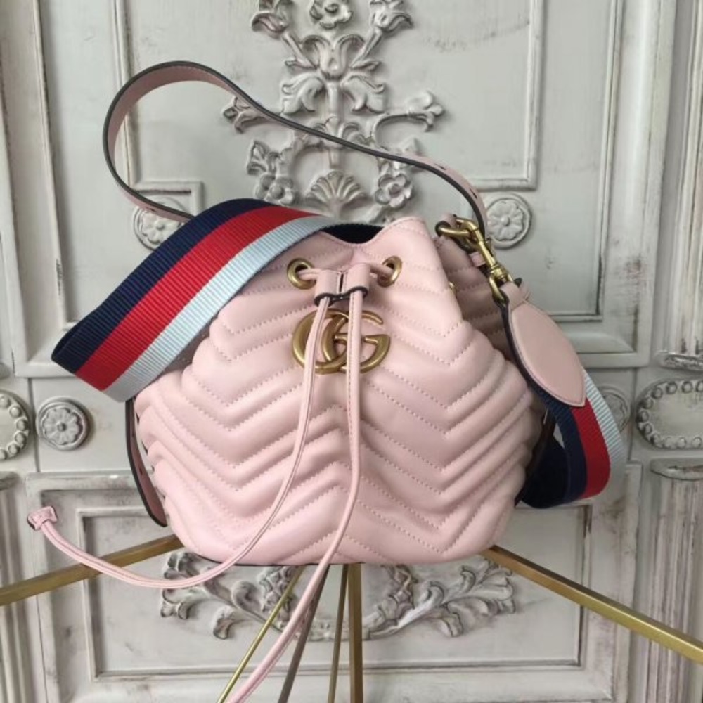 Gucci GG Marmount Bucket Purse