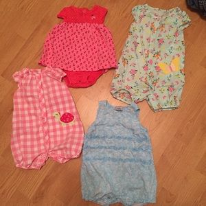 4 baby girl outfits