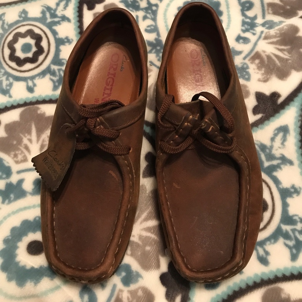 Clarks Original Wallabees (Brown Leather)