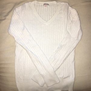 Cream Cable Knit Sweater