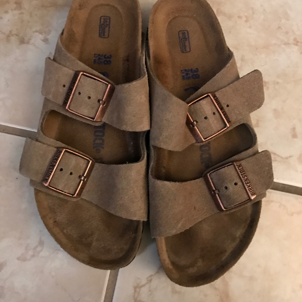 Taupe Suede Arizona Birkenstock