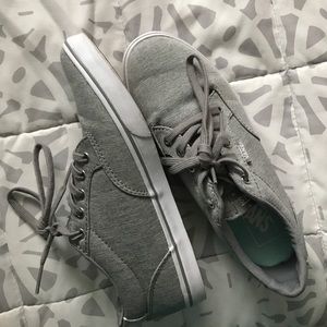 Light Gray Low-Top Vans