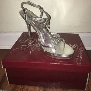Silver Studded Heel