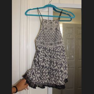 Print Flowy Top (Urban Outfitters)