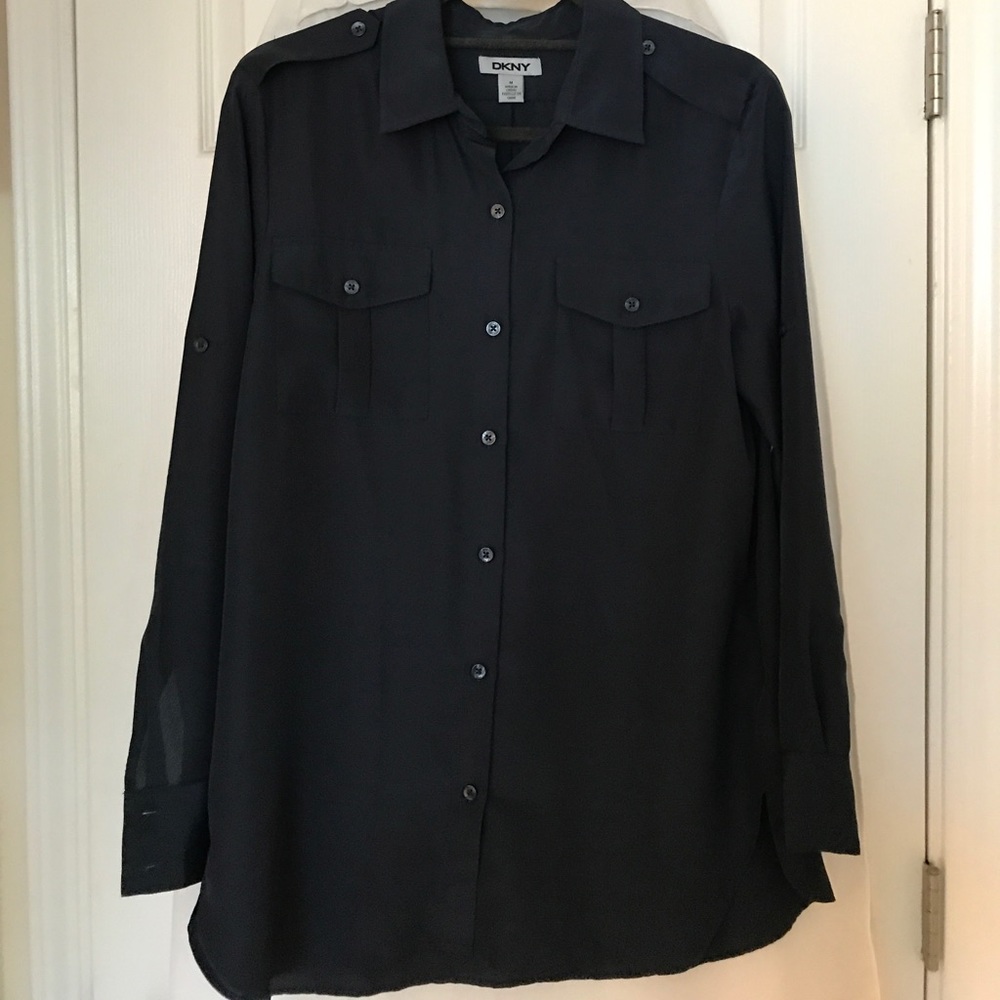 DKNY Button Down Blouse