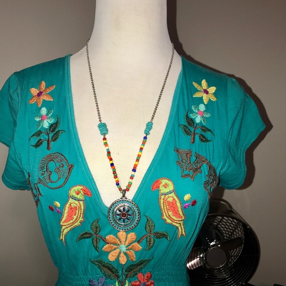Johnny Was Dresses & Skirts - 2 X HOST PICK Johnny Was  BOHO CHIC DRESS MEDIUM