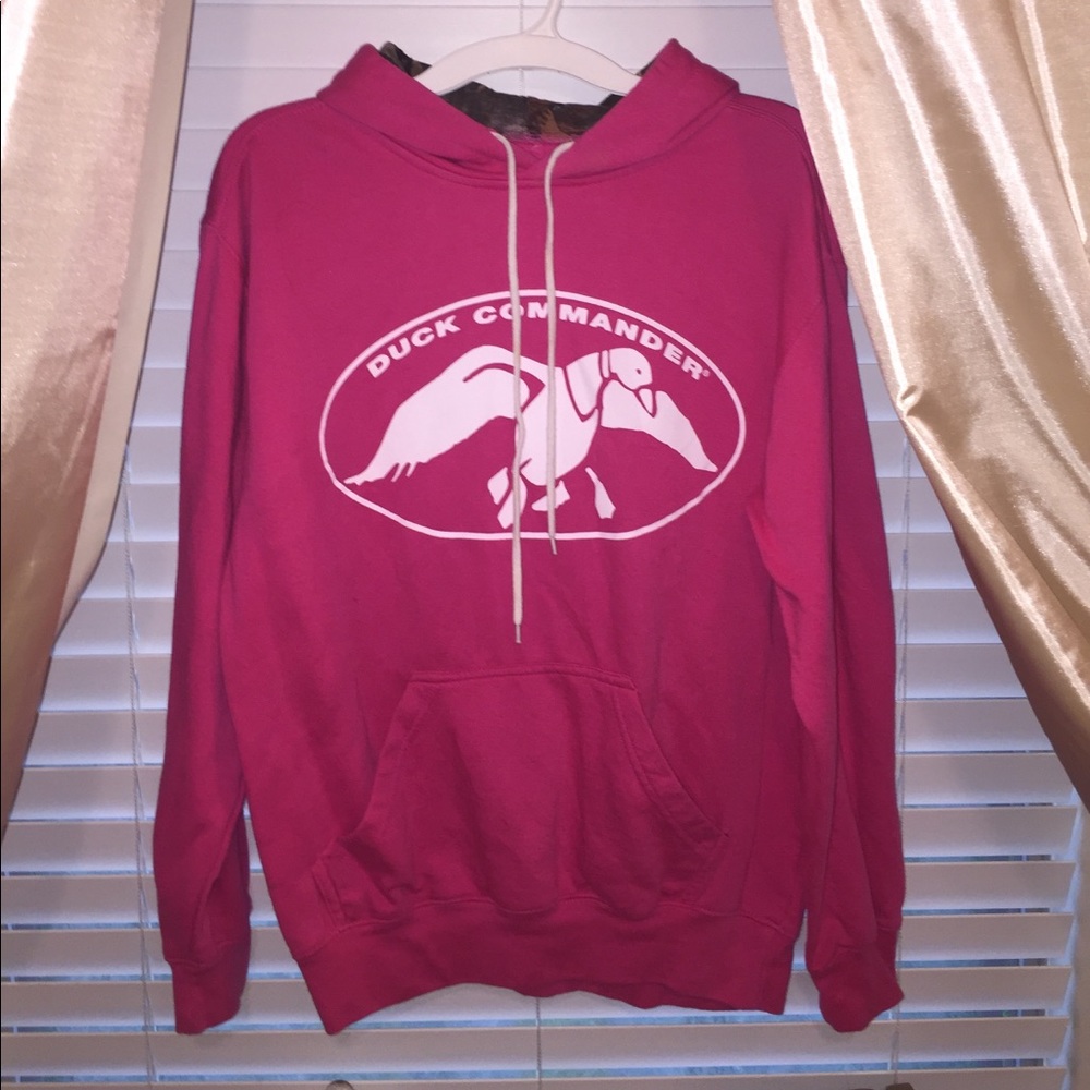 Hot Pink Duck Commander Sweatshirt