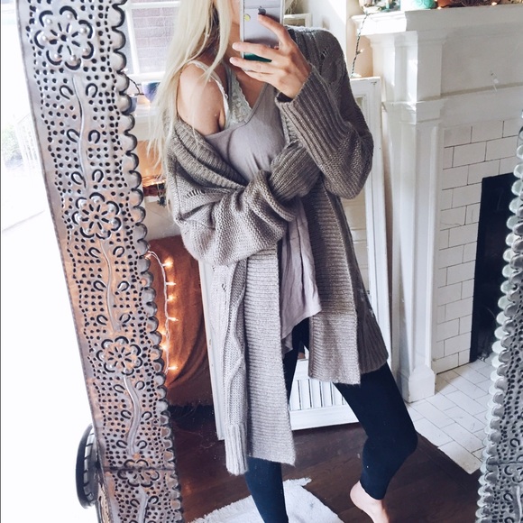 Sweaters - Lux Mauve Gemini Cardigan