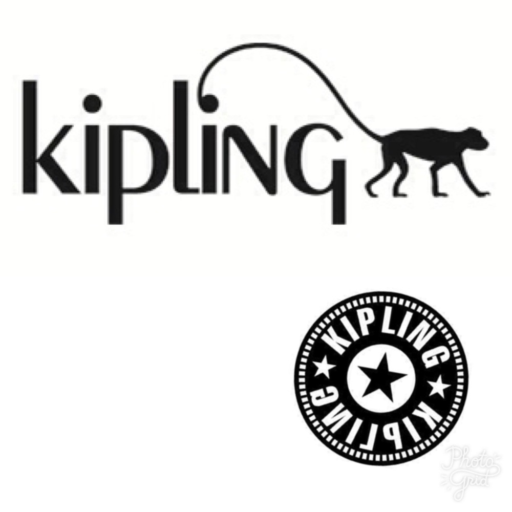 Kipling Dark and Light Blue Monkey