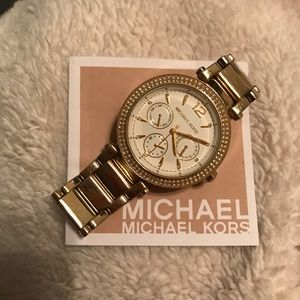 Michael Kors Gold Parker Watch