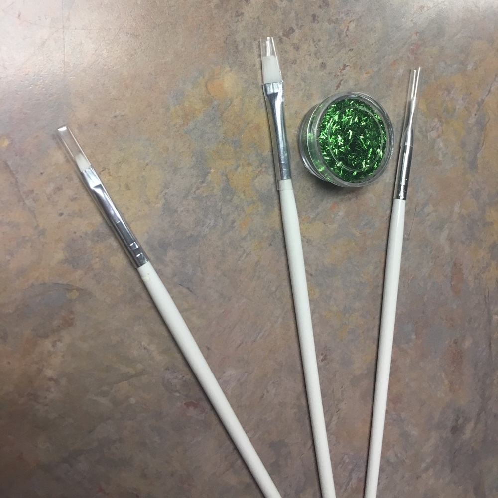 Make-up Brushes +Glitter