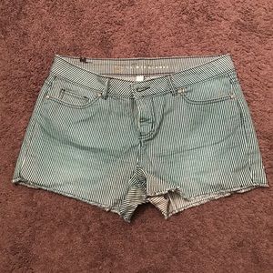 LC gradient denim shorts like new Sz 12