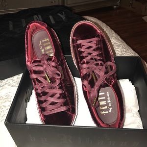 Puma Rihanna creepers velvet