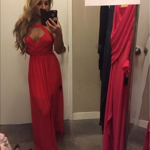 Stunning BCBG Red Dress/gown only worn once!